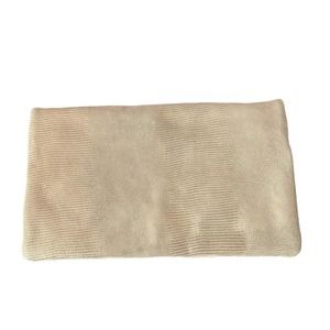 Ann Taylor Leather Fold Over Clutch Tan NWT